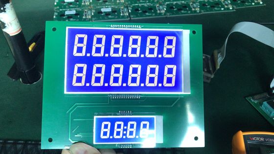 Customized Refueling Screen STN Negative Blue Transmissive With White BlacklightDispenser Refueling Machine LCD Display